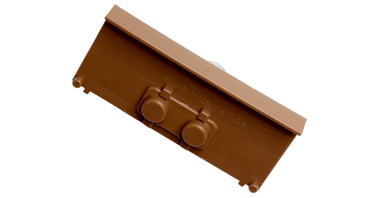 EASYTAG Datenhalter Zoller Universal magnetisch braun mit Standartschild