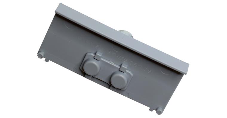 EASYTAG Datenhalter Zoller Universal magnetisch grau mit Standartschild