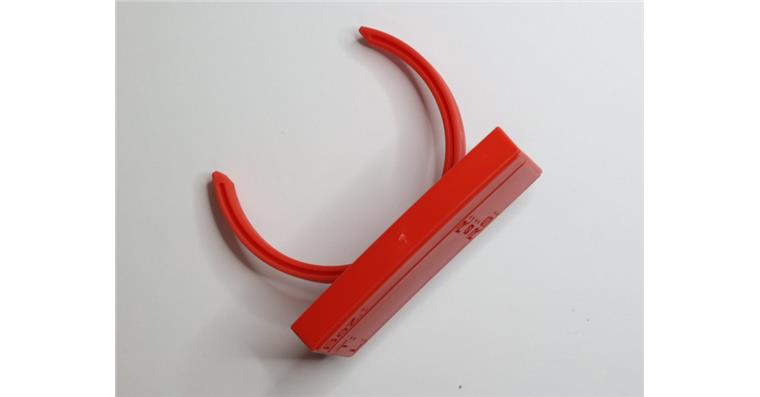 EASYTAG Datenhalter Zoller SK 40/HSK 63 rot mit Standartschild