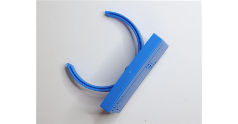 EASYTAG Datenhalter Zoller SK 40/HSK 63 blau mit Standartschild