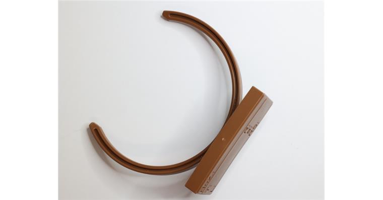 EASYTAG Datenhalter Zoller SK 50/HSK 100 braun mit Standartschild