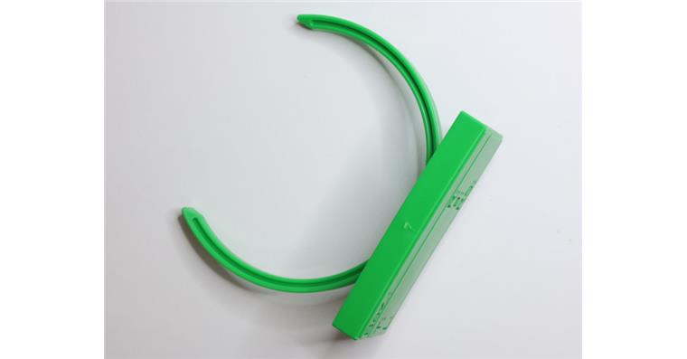 EASYTAG Datenhalter Zoller HSK 80 grün mit Standartschild