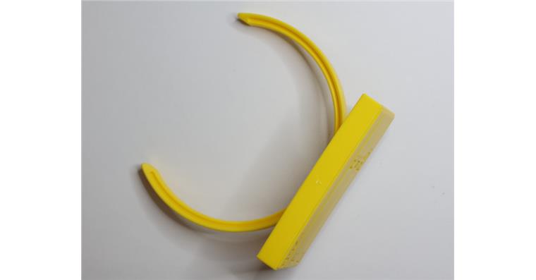 EASYTAG Datenhalter Zoller HSK 80 gelb mit Standartschild