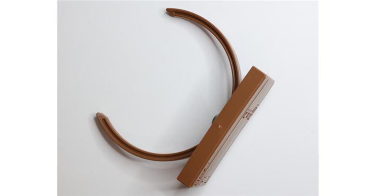 EASYTAG Datenhalter Zoller HSK 80 braun mit Standartschild