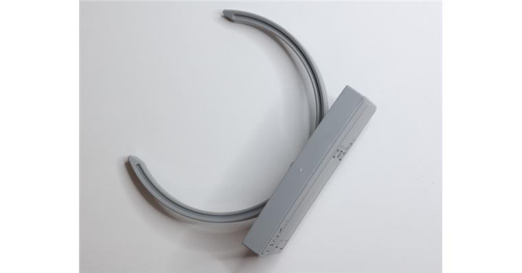 EASYTAG Datenhalter Zoller HSK 80 grau mit Standartschild