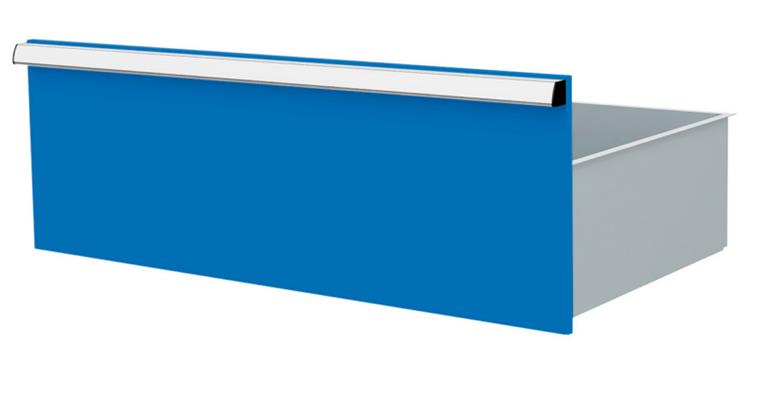 Lizzard Schublade Vollauszug 80kg Tragkraft, B800x450mm, Front 300mm, RAL 5012
