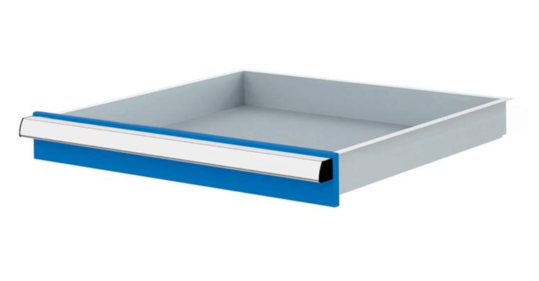 Lizzard Schublade Vollauszug 80kg Tragkraft, B500x450mm, Front 75mm, RAL 5012