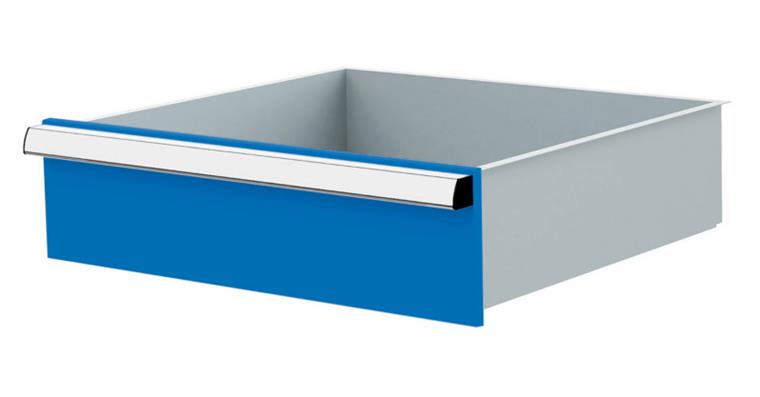 Lizzard Schublade Vollauszug 80kg Tragkraft, B500x450mm, Front 150mm, RAL 5012