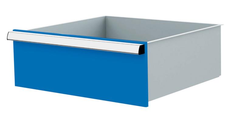 Lizzard Schublade Vollauszug 80kg Tragkraft, B500x450mm, Front 200mm, RAL 5012