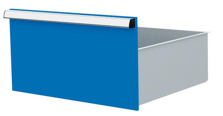 Lizzard Schublade Vollauszug 80kg Tragkraft, B500x450mm, Front 300mm, RAL 5012