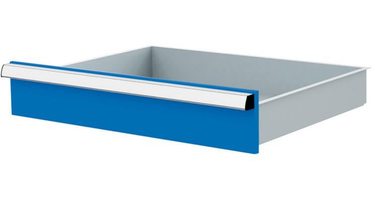 Lizzard Schublade Vollauszug 80kg Tragkraft, B600x450mm, Front 125mm, RAL 5012