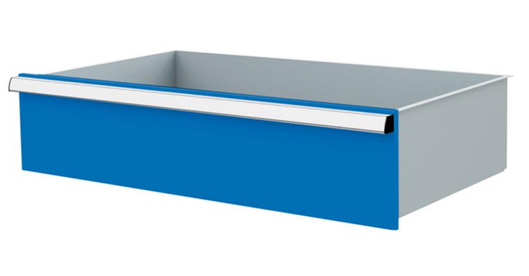 Lizzard Schublade Vollauszug 80kg Tragkraft, B800x450mm, Front 200mm, RAL 5012