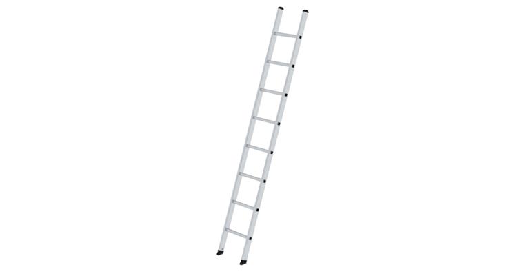 Aluminium-Anlegeleiter 8 Sprossen Arbeitshöhe 3,50 m Leiterlänge 2,50 m