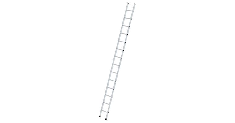 Aluminium single ladder 14 rungs working height 5.30 m ladder length 4.20 m
