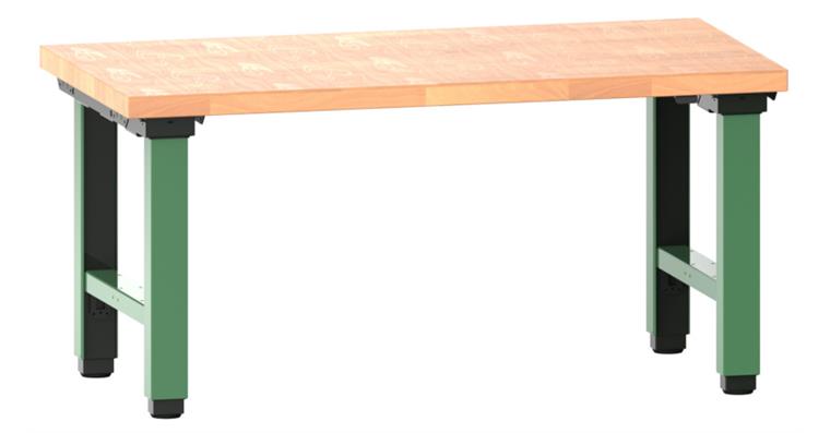 Arbeitstisch Quattro komplett 1500x750x715-1215 mm