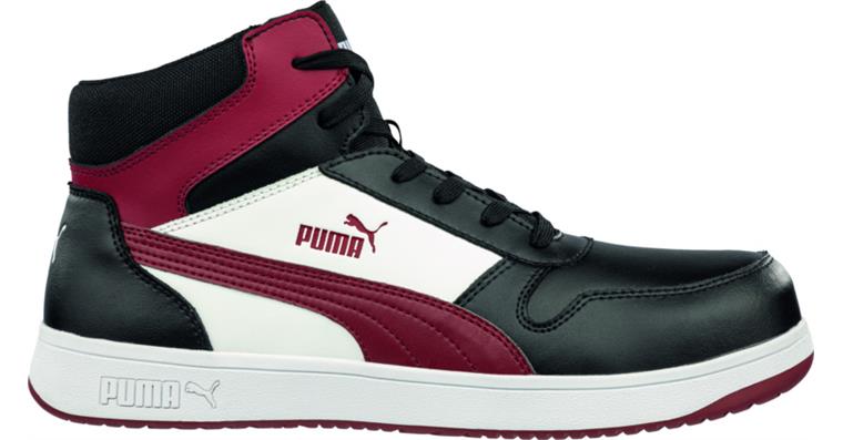 Sicherheits-Stiefel Frontcourt black/white/red Mid S3L Gr. 36