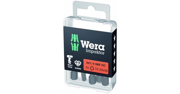 1001707018 Torx-Bits, Impact 867/4 IMP DC TX 20 x 50mm Pack = 5 Stück