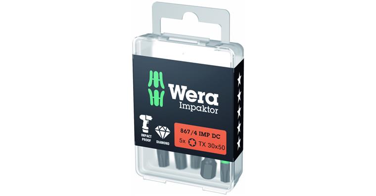 1001706841 Torx-Bits, Impact 867/4 IMP DC TX 30x50mm Pack = 5 Stück