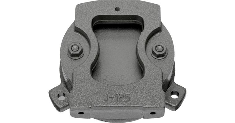 ATORN Drehuntersatz für 150 mm Parallel-Schraubstock, Farbe grau