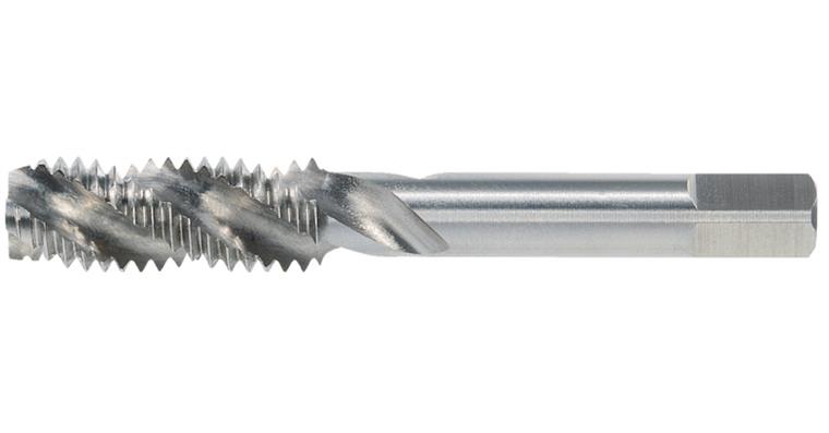 LIZZARD Maschinengewindebohrer DIN 352 spiralgenutet 35° HSS-E kurz M 4