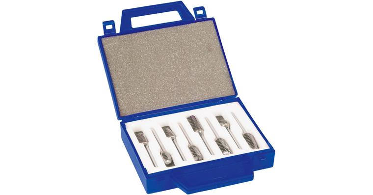 ATORN Hartmetall-Frässtifte 6 mm 8-teilig Zahnung 6