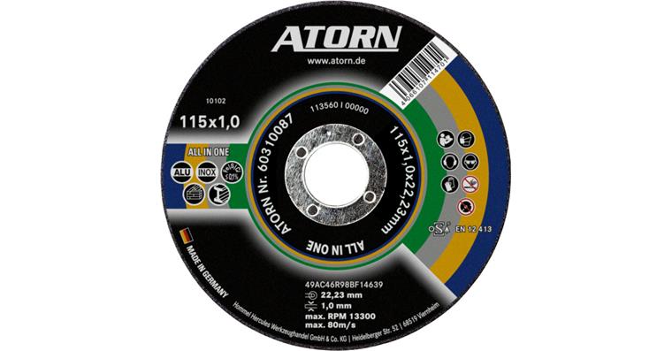ATORN Trennscheibe ALL IN ONE 115x1,0