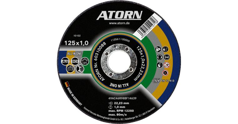 ATORN Trennscheibe ALL IN ONE 125x1,0