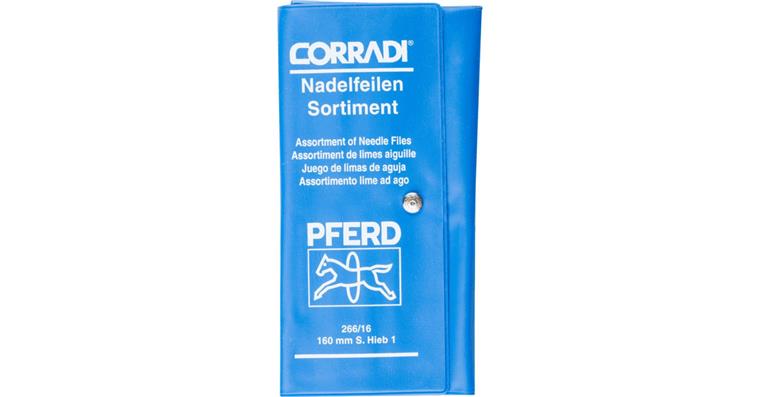 Präzisions-Nadelfeilen-Satz 12-tlg. Rolltasche 160mm Schweizer H1 mittel