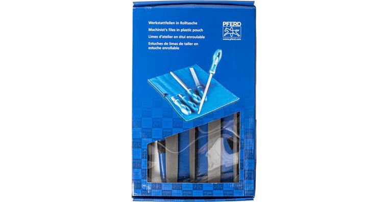 Werkstattfeilen-Satz WRU 5-tlg. Rolltasche 250mm H3 Feinbearbeitung/Schlichten