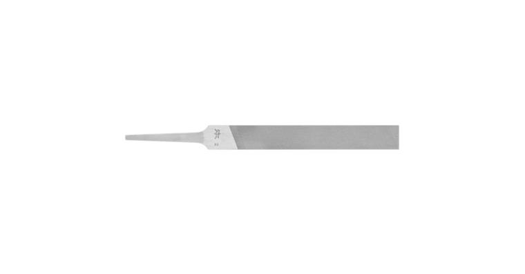 Präzisions-Ansatzfeile Flachstumpf 100mm Schweizer Hieb 2, mittel-fein