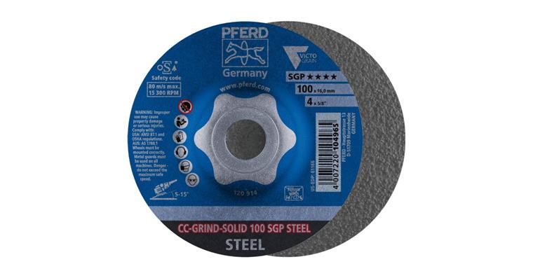 Schleifscheibe CC-GRIND SOLID SGP STEEL 100x16 mm