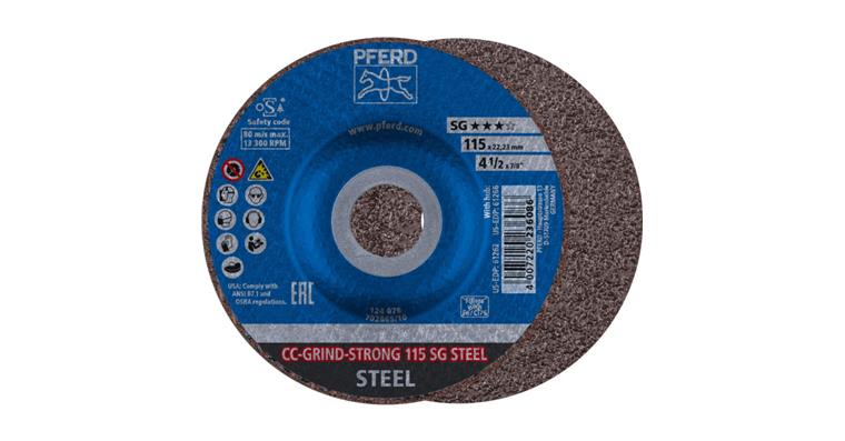 Schleifscheibe CC-GRIND STRONG SG STEEL 115x22,23 mm