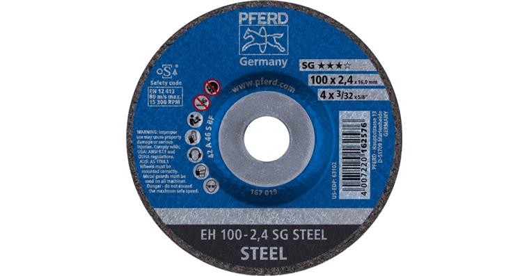 1001429088 Trennscheibe SG STEEL gekröpft EH 100x2,4x16 mm