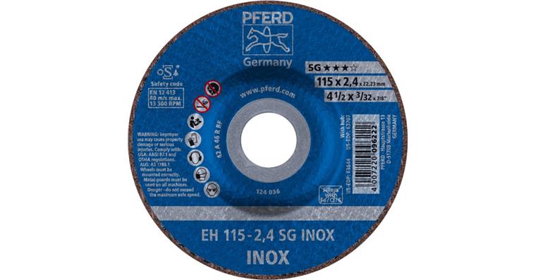 1001440556 Trennscheibe SG INOX gekröpft EH 115x2,4x22,23 mm