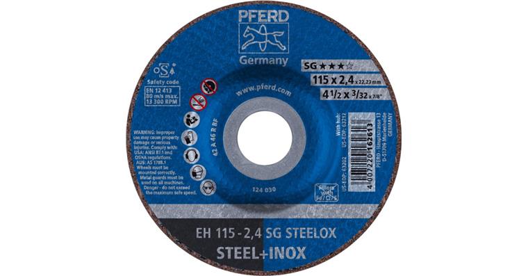 1001429091 Trennscheibe SG STEELOX gekröpf EH 115x2,4x22,23 mm