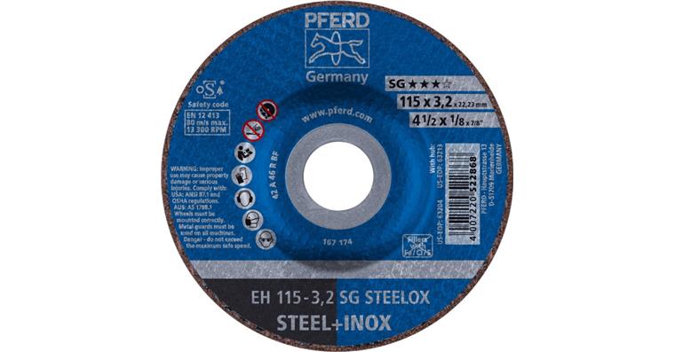 1001433664 Trennscheibe SG STEELOX gekröpft EH 115x3,2x22,23 mm