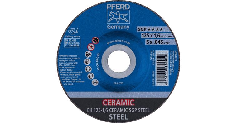 1001440522 Trennscheibe SGP STEEL gekröpft EH 125x1,6x22,23 mm