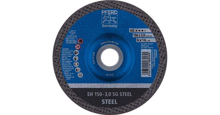 1001429059 Trennscheibe SG STEEL gekröpft EH 150x3,0x22,23 mm