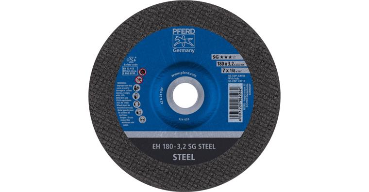 1001429060 Trennscheibe SG STEEL gekröpft EH 180x3,2x22,23 mm