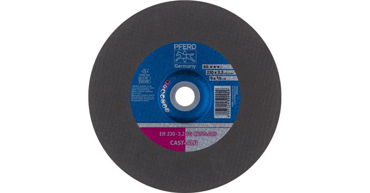 1001434002 Trennscheibe SG CAST+ALU gekröpft EH 230x3,2x22,23 mm