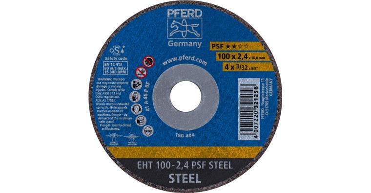 1001429115 Trennscheibe PSF STEEL gerade EHT 100x2,4x16 mm