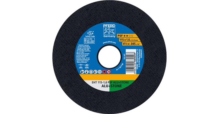 1001435538 Trennscheibe PSF ALU+STONE gerade EHT 115x1,6x22,23 mm