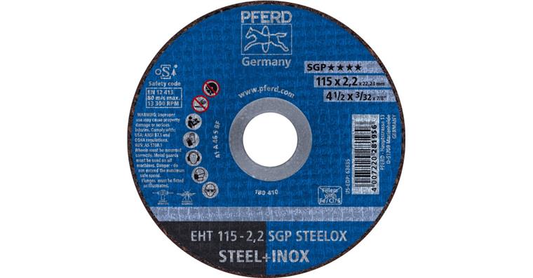 1001435106 Trennscheibe SGP STEELOX gerade EHT 115x2,2x22,23 mm