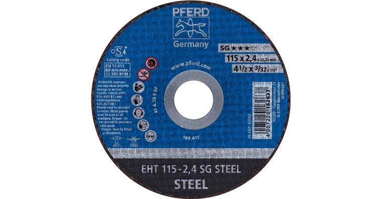 1044807106 Trennscheibe SG STEEL gerade EHT 115x2,4x22,23 mm