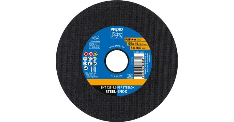 Trennscheibe EHT 125x1,0x22,23 mm gerade Universallinie PSF STEELOX