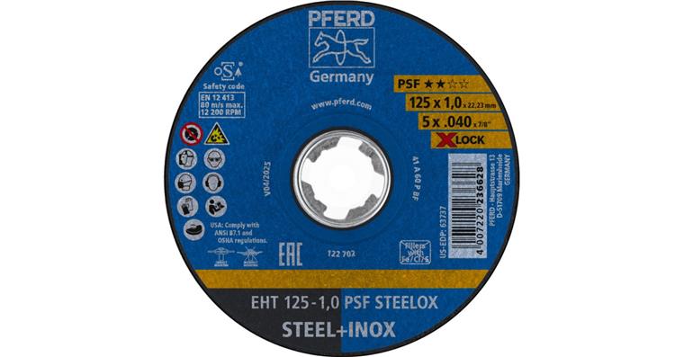 1001441979 Trennscheibe PSF STEELOX gerade EHT 125x1,0 mm