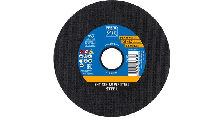 1044806109 Trennscheibe PSF STEEL gerade EHT 125x1,0x22,23 mm