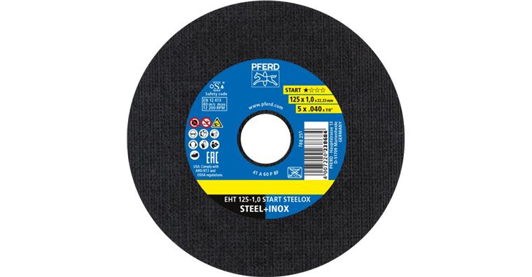 Trennscheibe EHT 125x1,0x22,23 mm gerade Startlinie START STEELOX