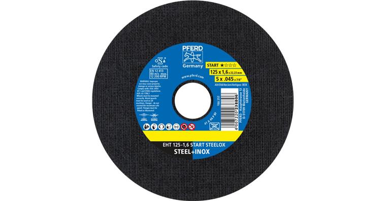 1001441976 Trennscheibe START STEELOX gerade EHT 125x1,6x22,23 mm