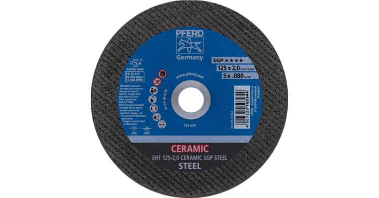 1001440529 Trennscheibe SGP STEEL gerade EHT 125x2,0x22,23 mm